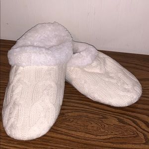 Super soft white slippers